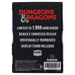 Dungeons & Dragons Lingot 35th Anniversary Legend of Drizzt Limited Edition  | 5060948292016