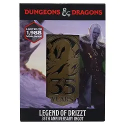 Dungeons & Dragons Lingot 35th Anniversary Legend of Drizzt Limited Edition  | 5060948292016