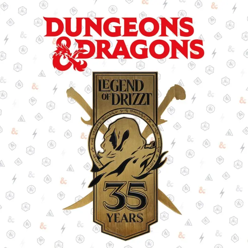 Dungeons & Dragons Lingot 35th Anniversary Legend of Drizzt Limited Edition  | 5060948292016