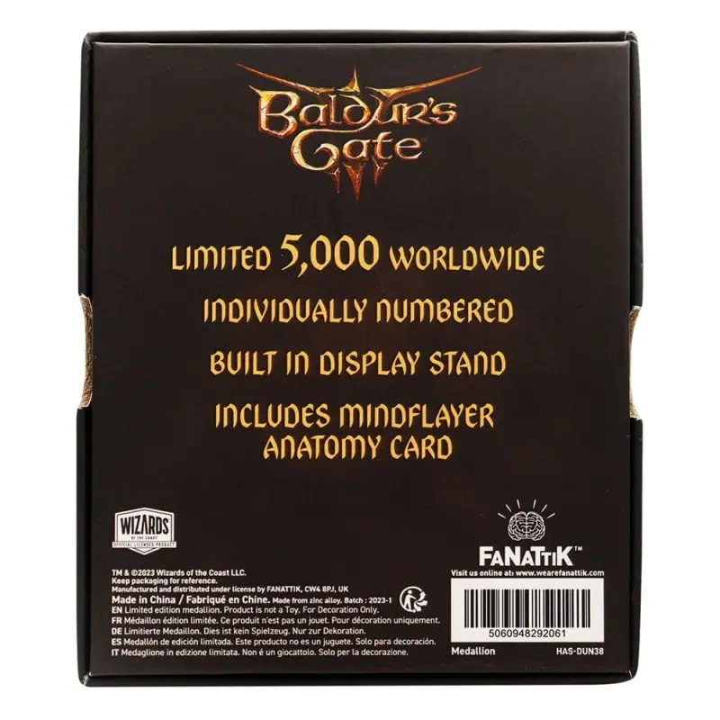 Dungeons & Dragons médaillon Baldur's Gate 3 Limited Edition  | 5060948292061