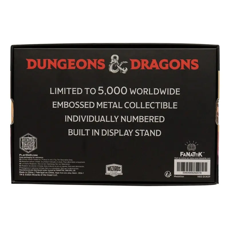 Dungeons & Dragons médaillon Lady of Pain Limited Edition | 5060948292078