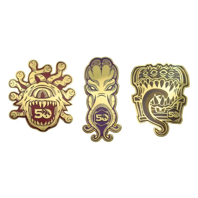 Dungeons & Dragons set 3 pin's 50th Anniversary | 5060948294096