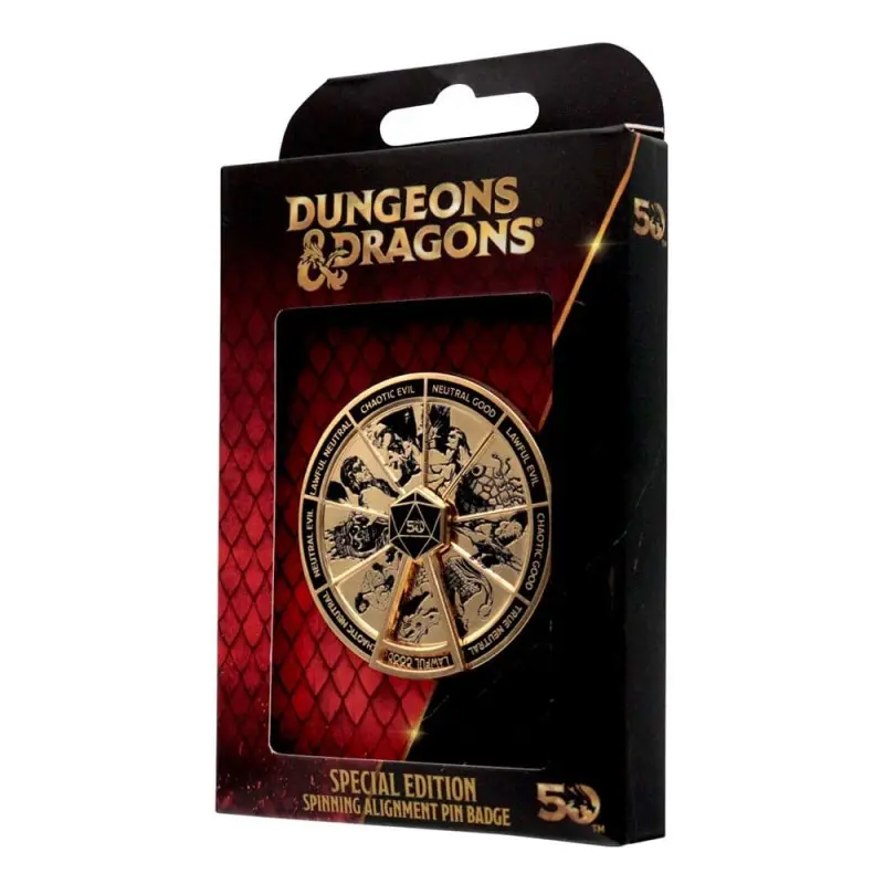 Dungeons & Dragons pin Alignment Spinner Coloured Limited Edition | 5060948296106