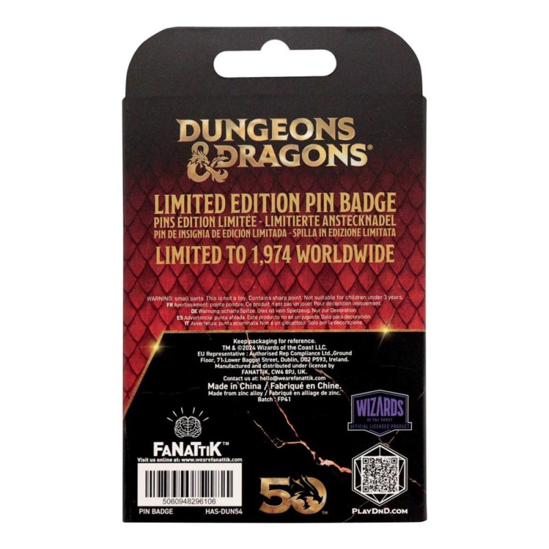 Dungeons & Dragons pin Alignment Spinner Coloured Limited Edition