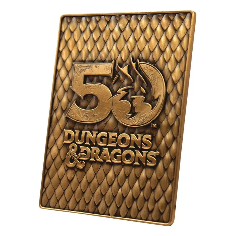 Dungeons & Dragons Lingots 50th Anniversary 1st Edition Book Cover  | 5060948294300