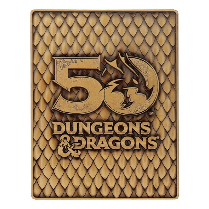 Dungeons & Dragons Lingots 50th Anniversary 1st Edition Book Cover  | 5060948294300