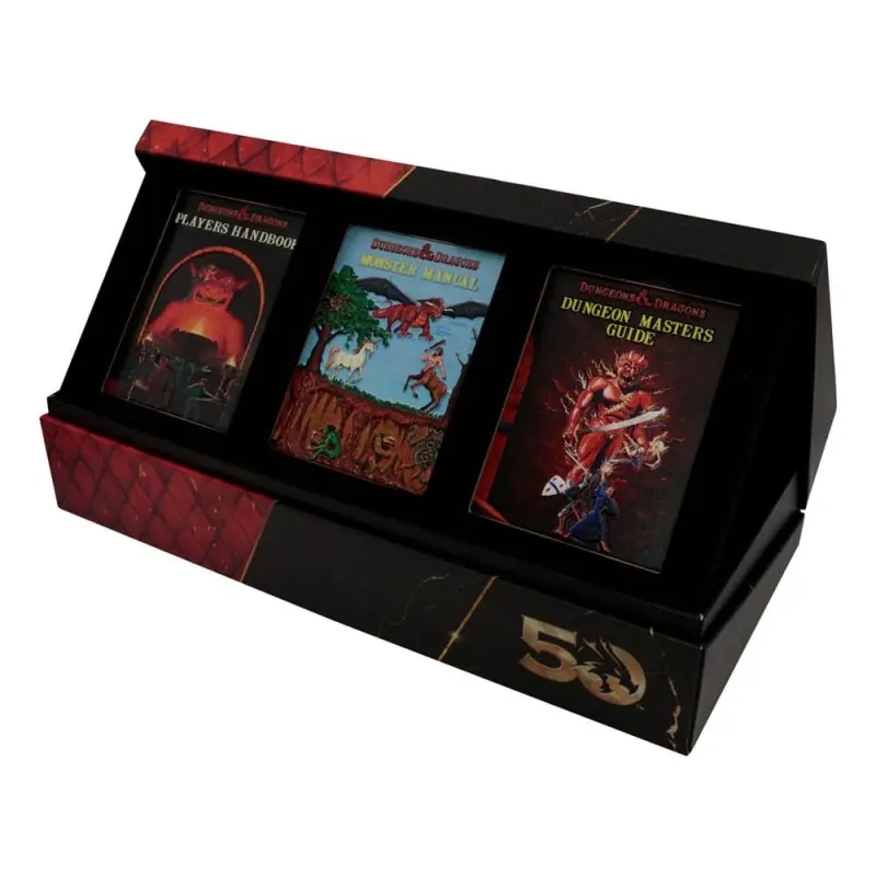 Dungeons & Dragons Lingots 50th Anniversary 1st Edition Book Cover  | 5060948294300