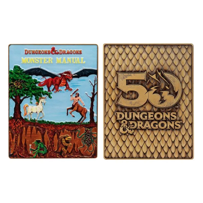 Dungeons & Dragons Lingots 50th Anniversary 1st Edition Book Cover  | 5060948294300