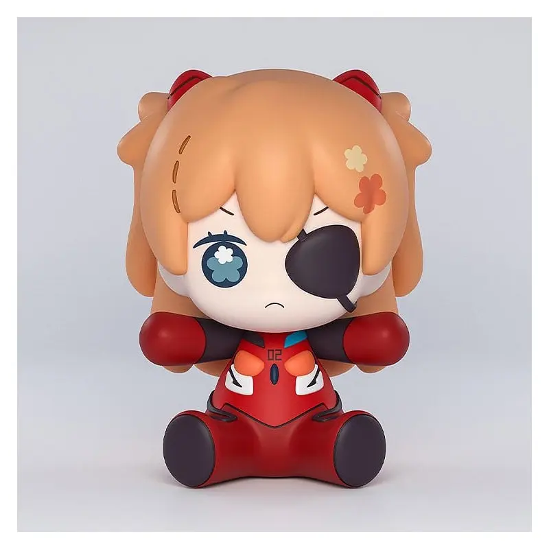 Neon Genesis Evangelion: Rebuild of Evangelion figurine Chibi Huggy Good Smile Asuka Shikinami Langley: Eye Patch Ver. 7 cm | 4580416928397