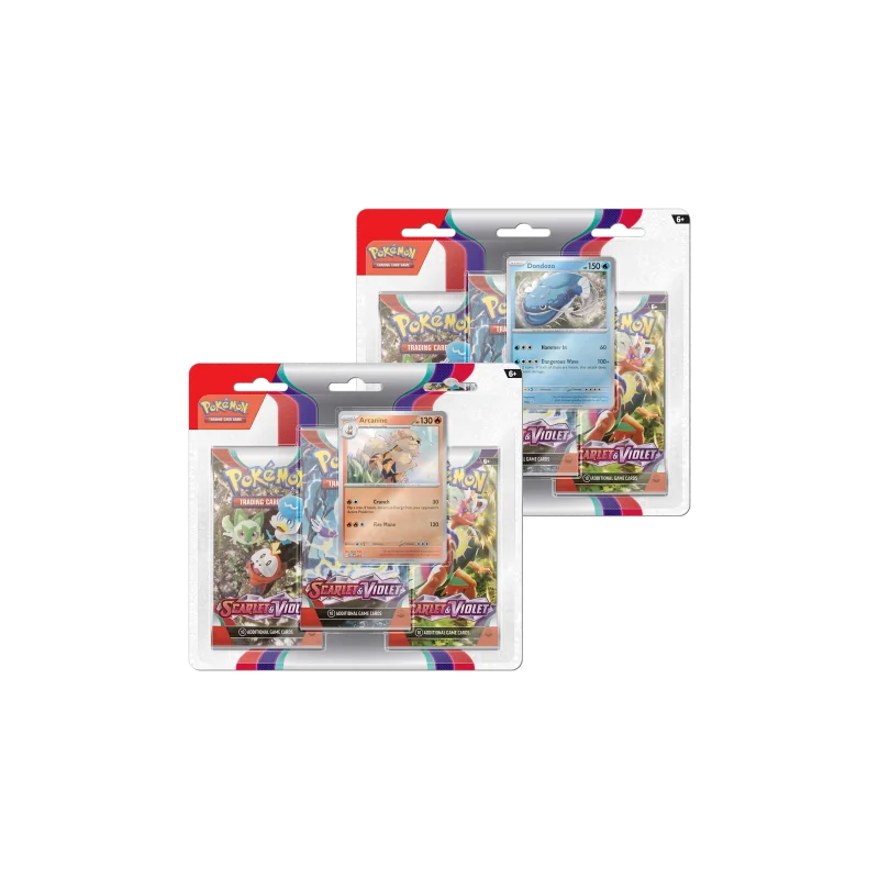 Pokémon -  Écarlate et Violet (EV01) - Blister 3 Boosters FR | 820650556463