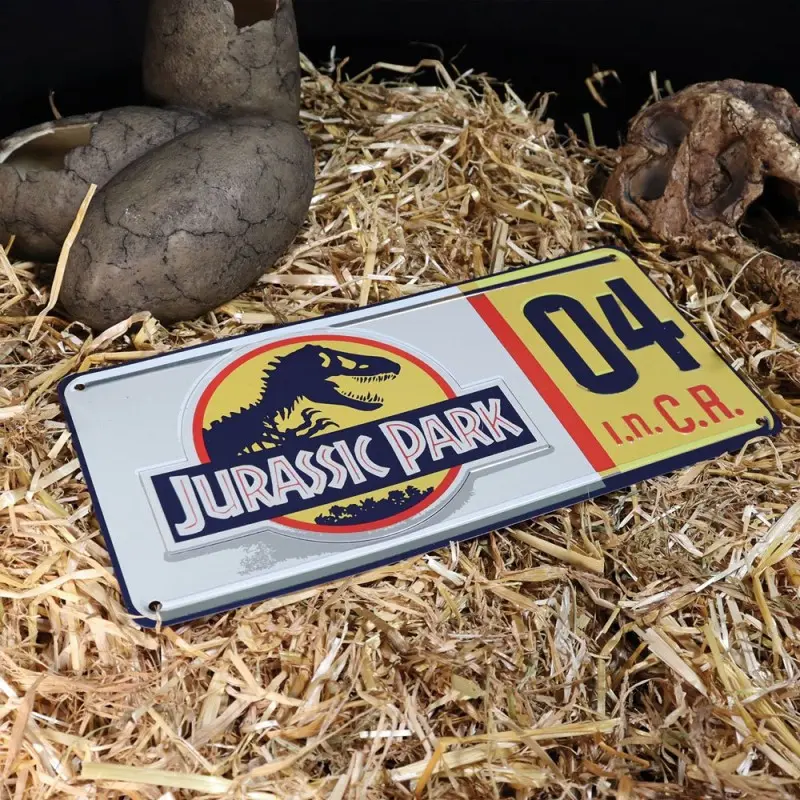 Jurassic Park réplique 1/1 plaque minéralogique Dennis Nedry | 5060662467226