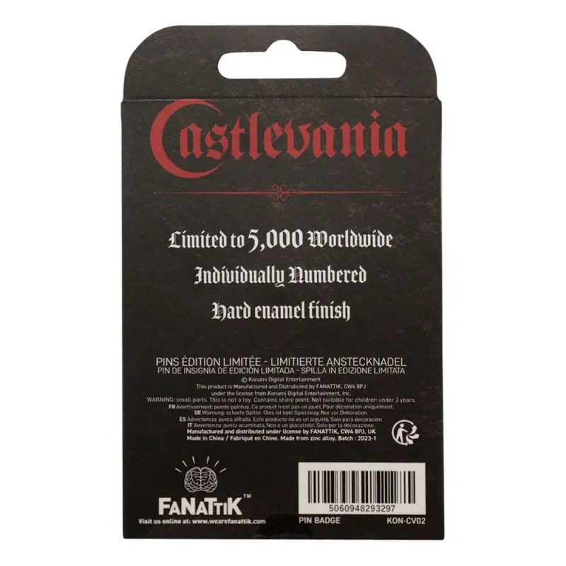 Castlevania pin Alucard Limited Edition | 5060948293297