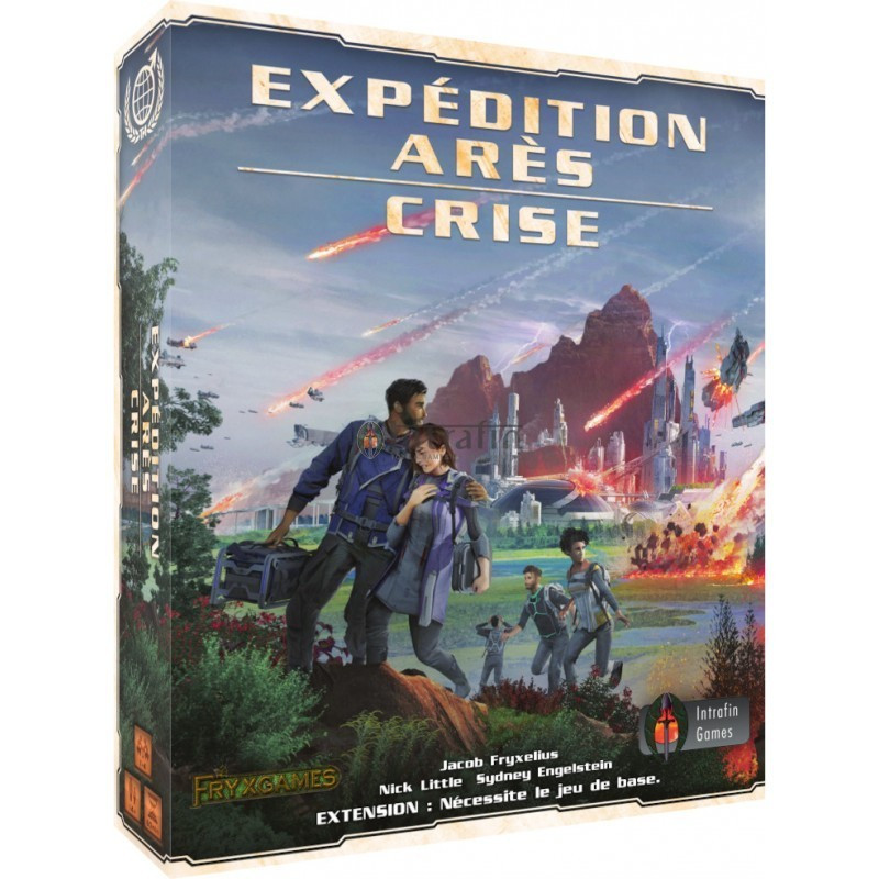 jeu : Terraforming Mars Expédition Ares : Crise extension
éditeur : Intrafin Games
version française