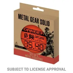 Metal Gear Solid pack 4 sous-verres | 5060948293532