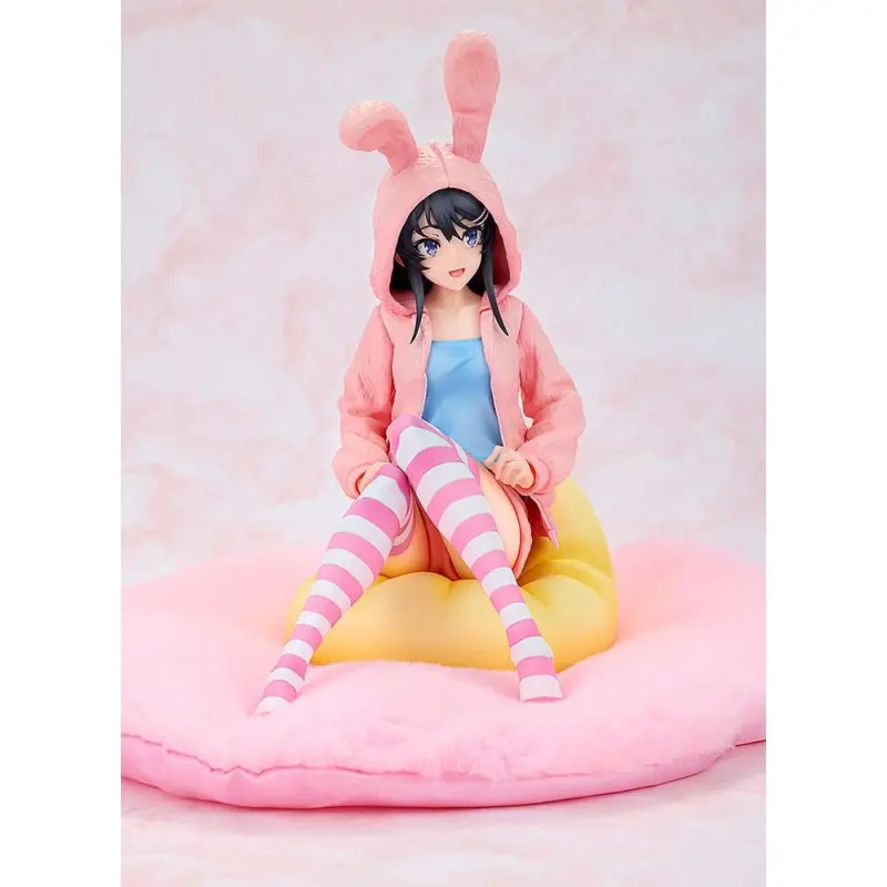 Rascal Does Not Dream of a Knapsack Kid statuette PVC 1/7 Mai Sakurajima Hoodie Look Rabbit Ears Ver. 18 cm | 4942330302460