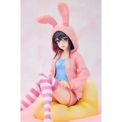 Rascal Does Not Dream of a Knapsack Kid statuette PVC 1/7 Mai Sakurajima Hoodie Look Rabbit Ears Ver. 18 cm | 4942330302460