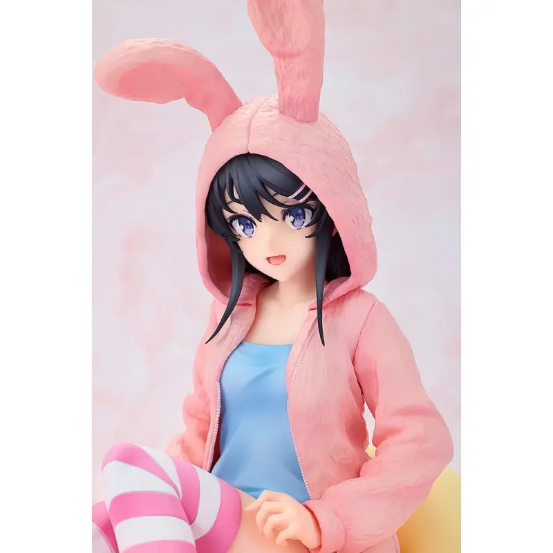 Rascal Does Not Dream of a Knapsack Kid statuette PVC 1/7 Mai Sakurajima Hoodie Look Rabbit Ears Ver. 18 cm | 4942330302460
