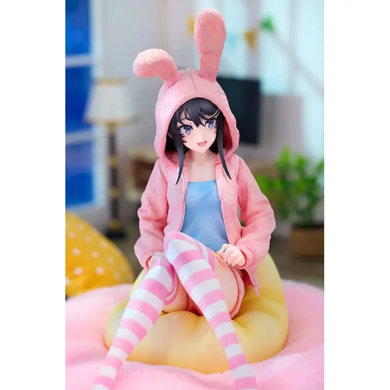 Rascal Does Not Dream of a Knapsack Kid statuette PVC 1/7 Mai Sakurajima Hoodie Look Rabbit Ears Ver. 18 cm | 4942330302460