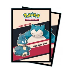 jcc/tcg : Pokémon produit : UP - Standard Sleeves Pokémon - Snorlax and Munchlax (65 Sleeves) marque : Ultra Pro