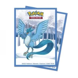 jcc/tcg : Pokémon produit : UP - Standard Sleeves Pokémon - Gallery Series Frosted Forest (65 Sleeves) marque : Ultra Pro