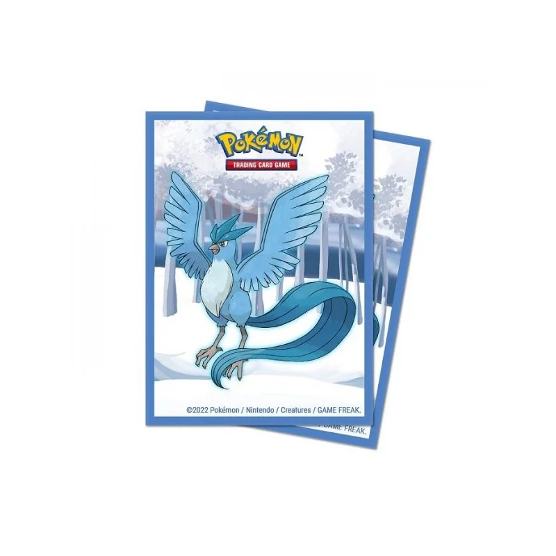 jcc/tcg : Pokémon produit : UP - Standard Sleeves Pokémon - Gallery Series Frosted Forest (65 Sleeves) marque : Ultra Pro