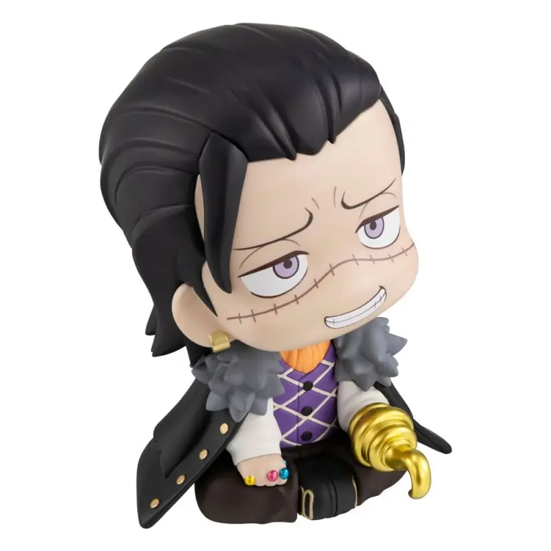 One Piece statuetten PVC Look Up Dracule Mihawk & Crocodile 11 cm (with gift)   | 4535123839665