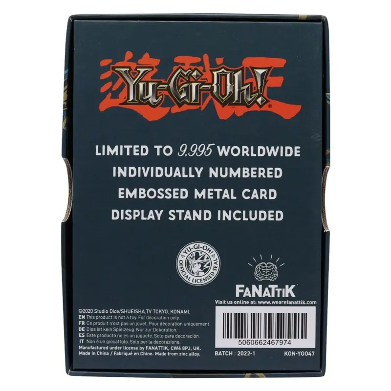 Yu-Gi-Oh! réplique Card Dark Paladin Limited Edition | 5060662467974