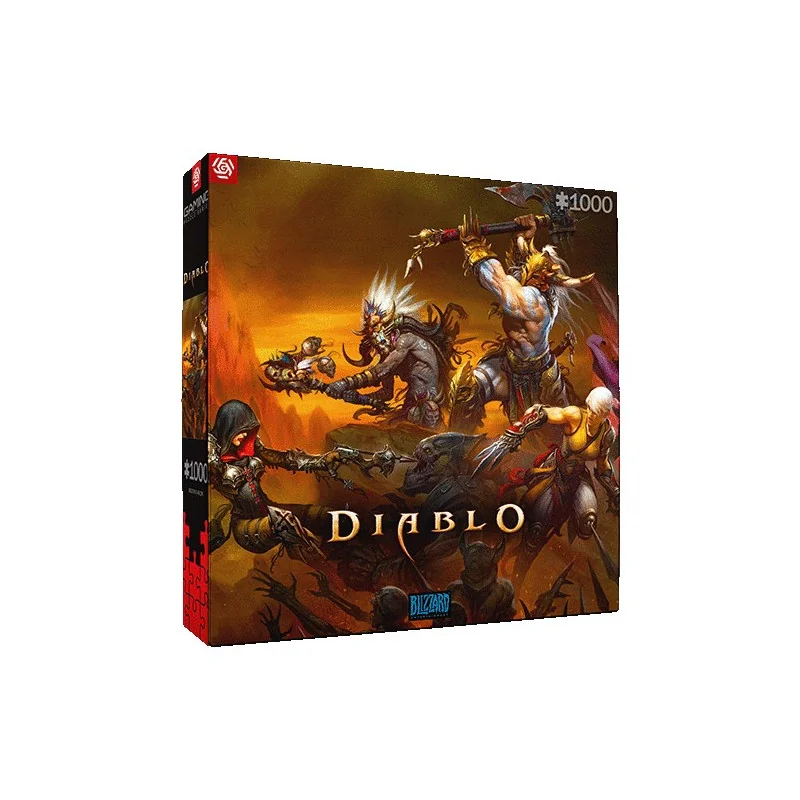 licence : Diablo produit : Diablo Puzzle Heroes Battle (1000 pièces) éditeur : Good Loot