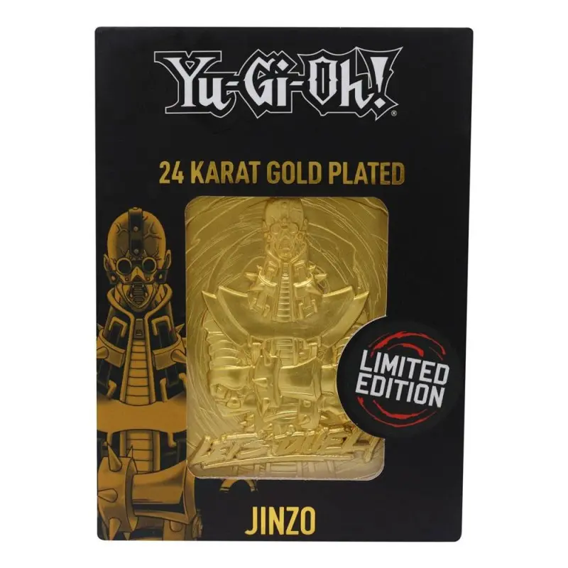 Yu-Gi-Oh! Lingot Jinzo Limited Edition (plaqué or) | 5060662468001