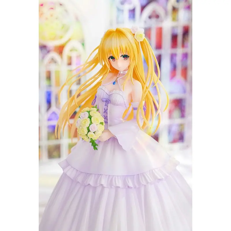 To Love-Ru Darkness statuette PVC 1/7 Golden Darkness Wedding Dress Ver. 23 cm | 4935228597901