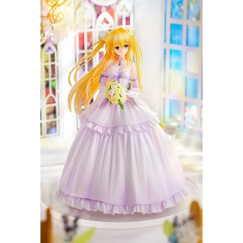 To Love-Ru Darkness statuette PVC 1/7 Golden Darkness Wedding Dress Ver. 23 cm | 4935228597901