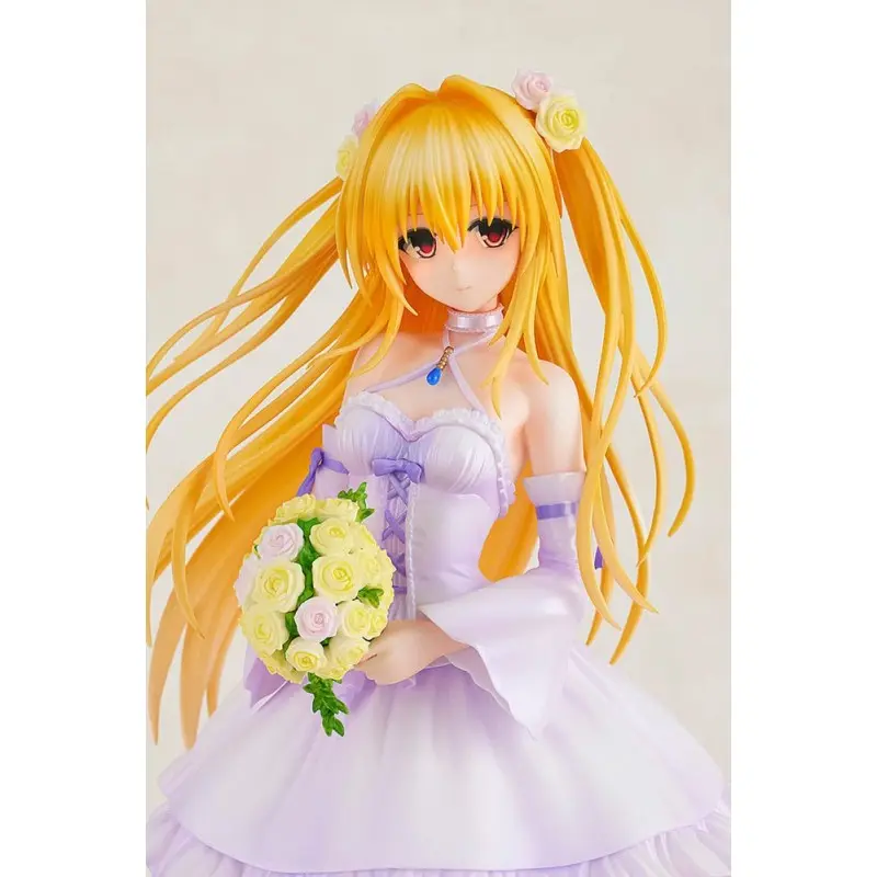 To Love-Ru Darkness statuette PVC 1/7 Golden Darkness Wedding Dress Ver. 23 cm | 4935228597901