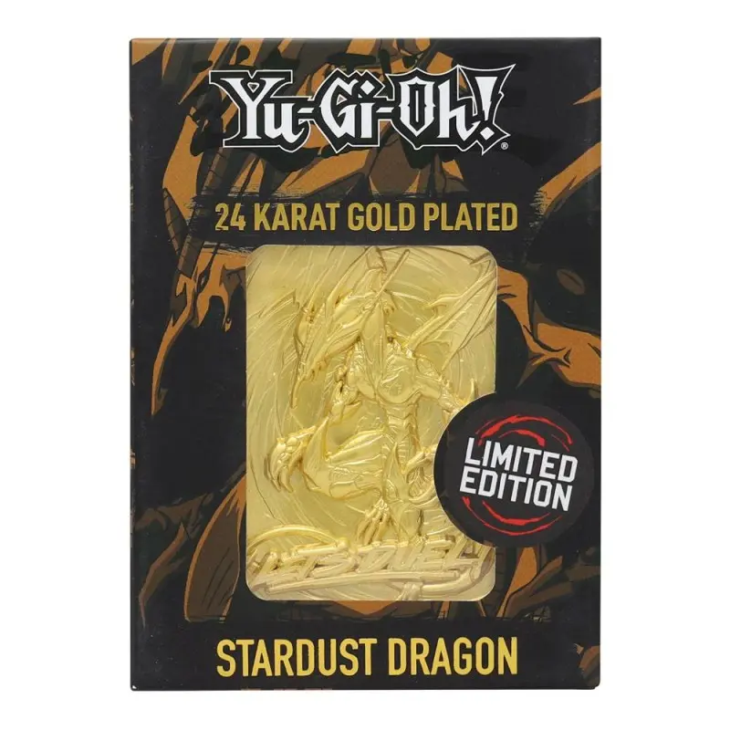 Yu-Gi-Oh! réplique Card Stardust Dragon (plaqué or) | 5060662468063