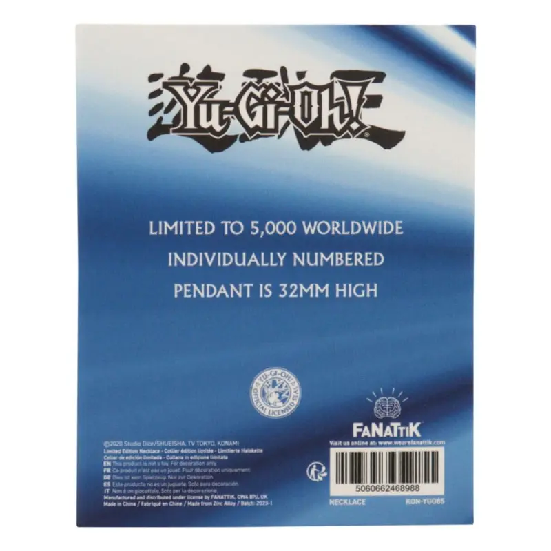 Yu-Gi-Oh! collier Blue-Eyes White Dragon Limited Edition | 5060662468988