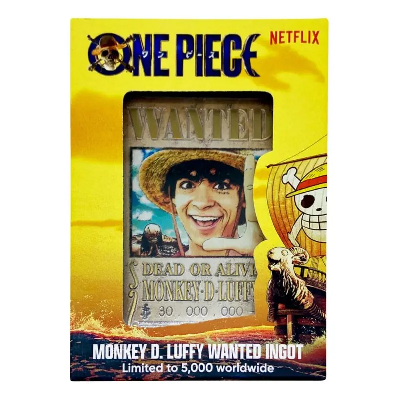 One Piece Lingot Luffy Wanted Poster Limited Edition | 5060948295314