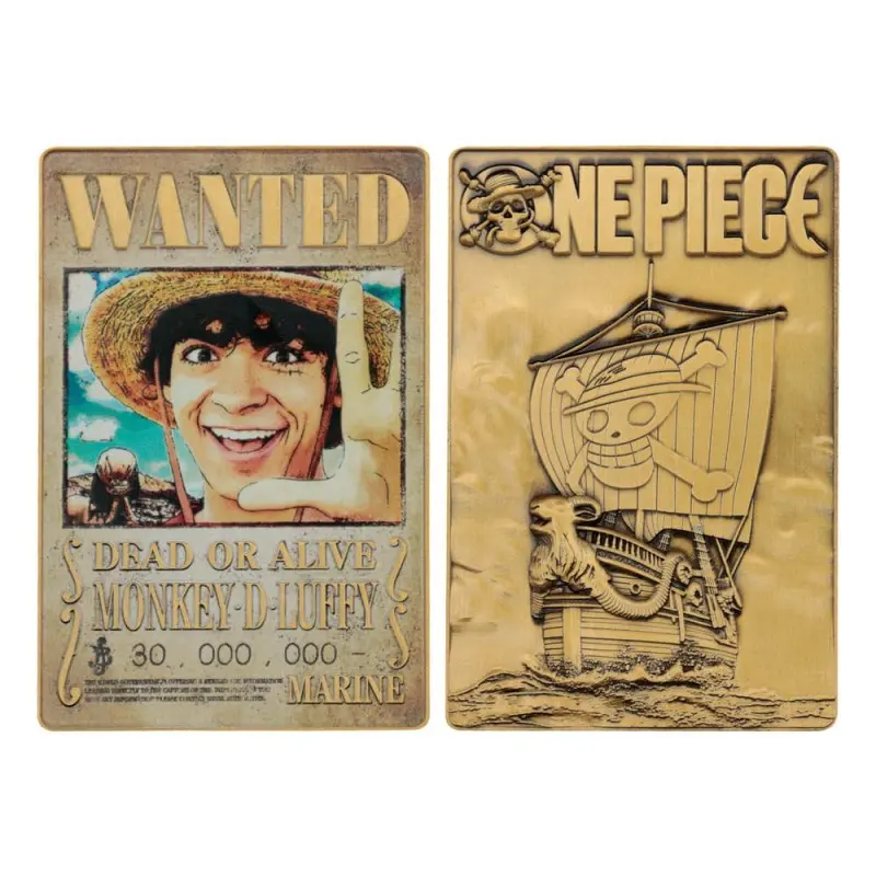 One Piece Lingot Luffy Wanted Poster Limited Edition | 5060948295314