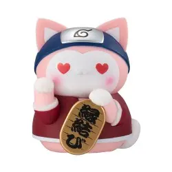 Naruto-Nyaruto! Mega Cat Project Nyaruto! assortiment trading figures Beckoning cat fortune one more time 7 cm (6) | 4535123840319