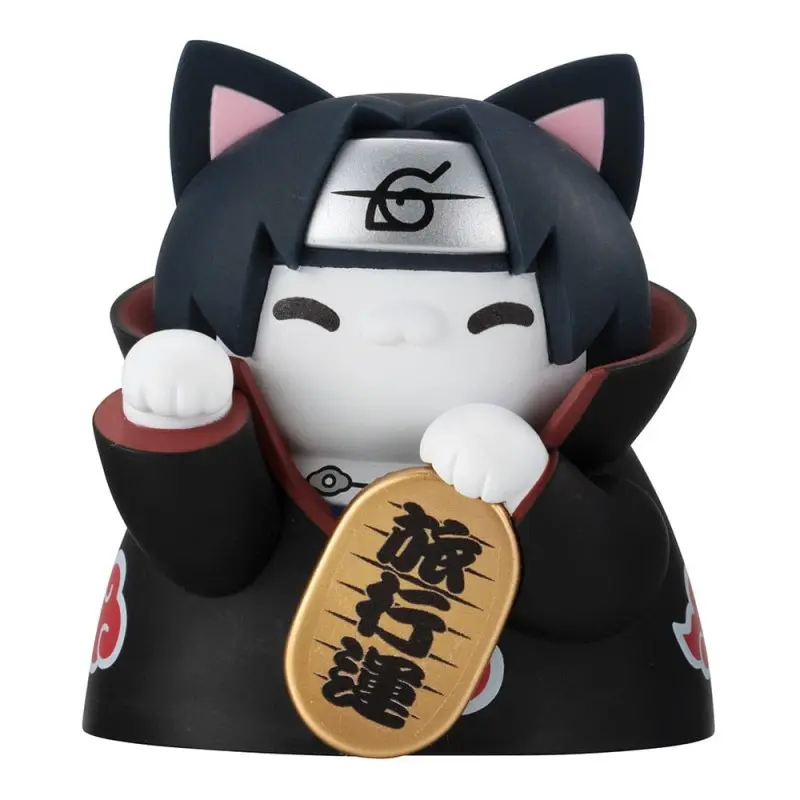 Naruto-Nyaruto! Mega Cat Project Nyaruto! assortiment trading figures Beckoning cat fortune one more time 7 cm (6) | 4535123840319