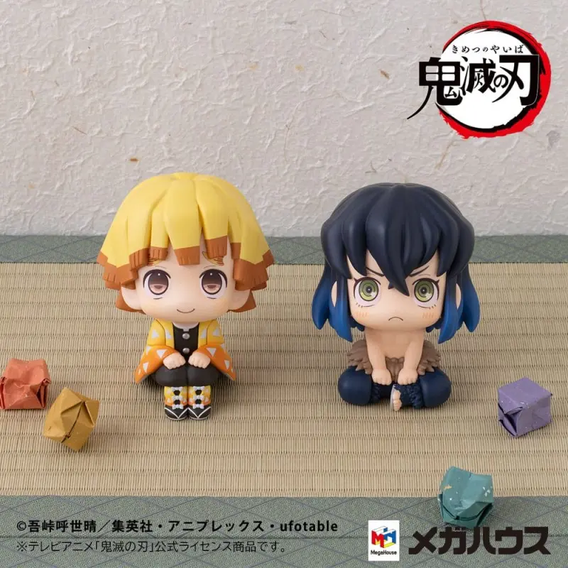 Demon Slayer: Kimetsu no Yaiba statuette PVC Look Up Zenitsu Agatsuma Smile Ver. & Inosuke Hashibira Bossy Ver. 11 cm (with g... | 4535123840371