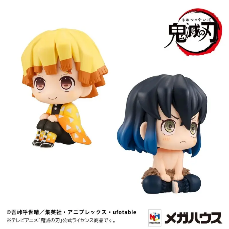 Demon Slayer: Kimetsu no Yaiba statuette PVC Look Up Zenitsu Agatsuma Smile Ver. & Inosuke Hashibira Bossy Ver. 11 cm (with g... | 4535123840371