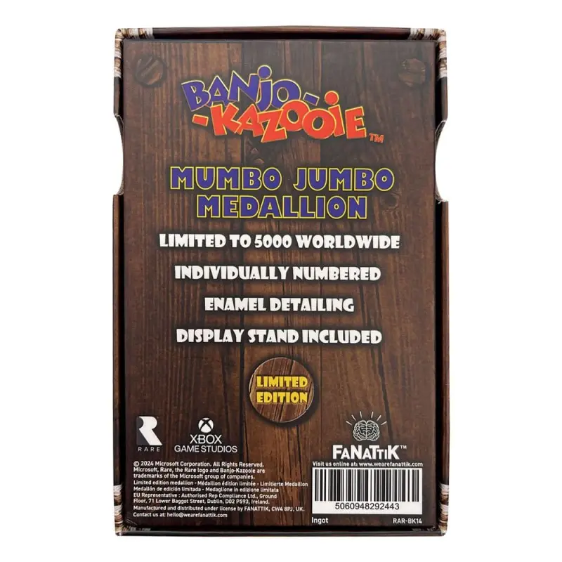 Banjo-Kazooie médaillon Mumbo Jumbo Limited Edition | 5060948292443