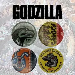 Godzilla pack 4 sous-verres | 5060948293051