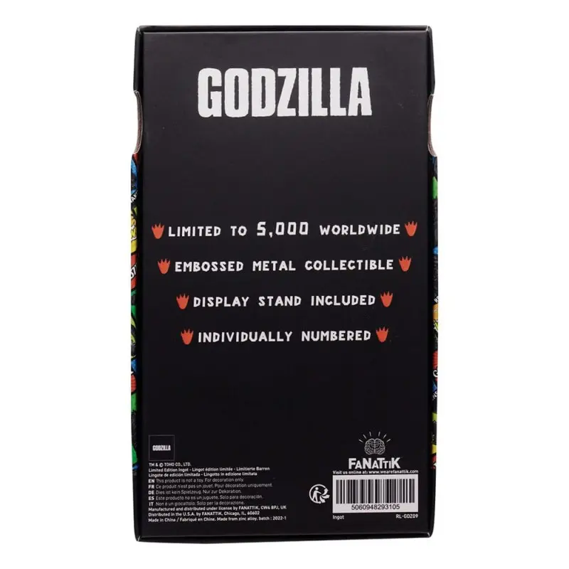 Godzilla Lingot XL Limited Edition  | 5060948293105