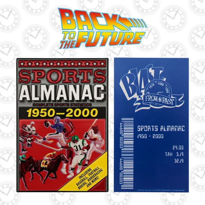 Retour vers le futur Lingot Sport Almanac Limited Edition  | 5060948292580