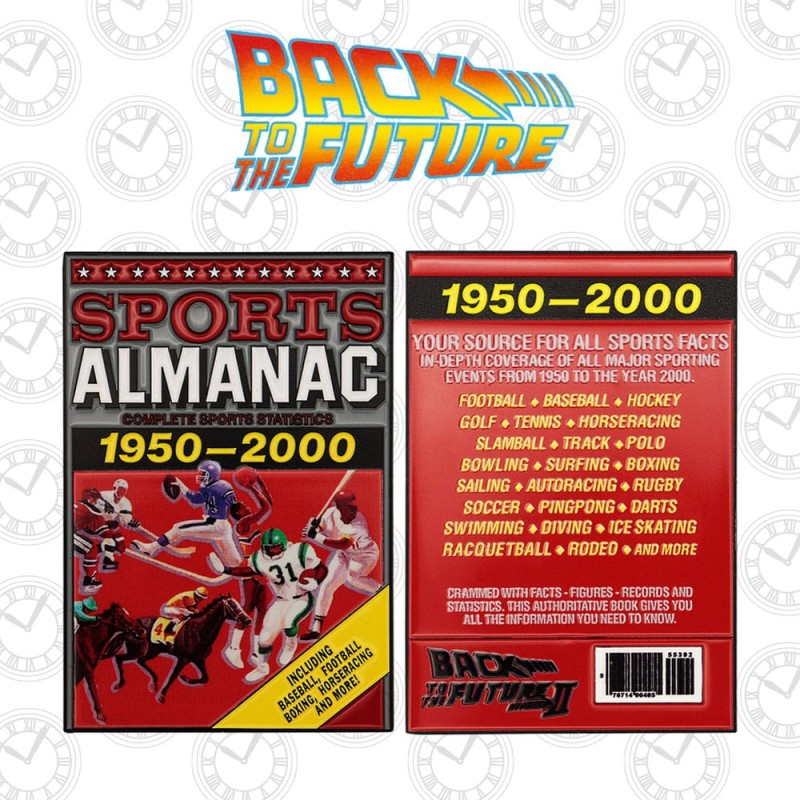 Retour vers le futur Lingot Sport Almanac Limited Edition 