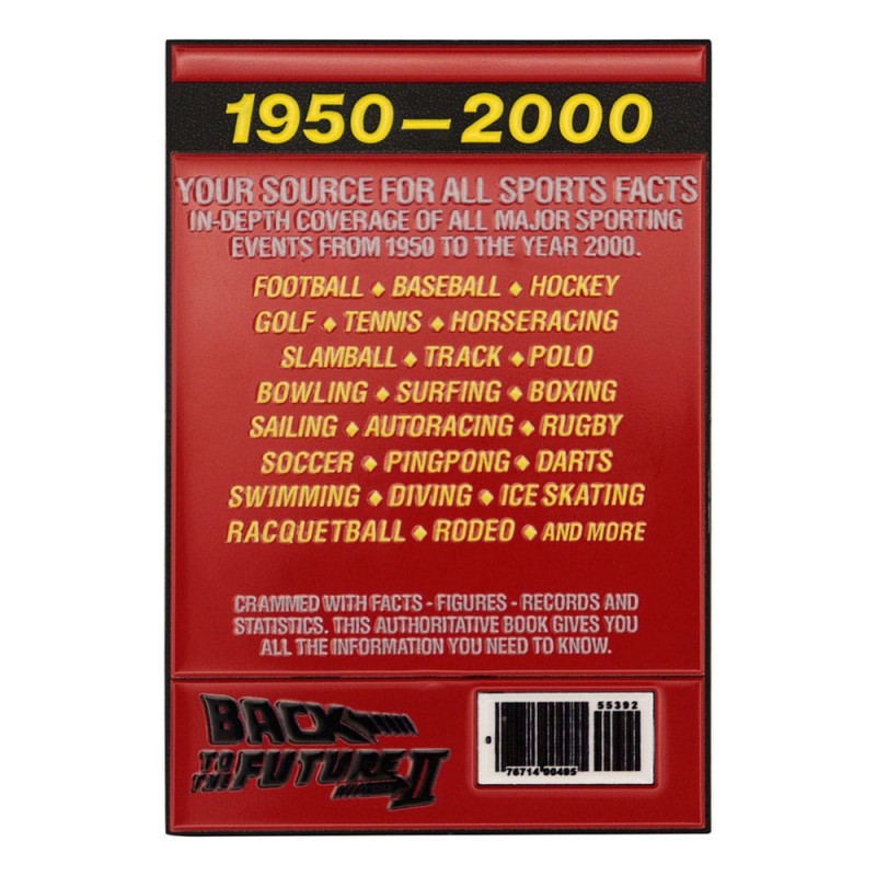 Retour vers le futur Lingot Sport Almanac Limited Edition 