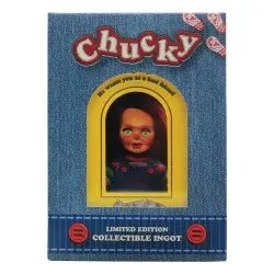 Chucky Jeu d´enfant Lingot avec Spell Card Chucky Limited Edition  | 5060948294188