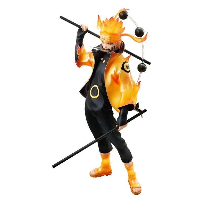 Naruto Shippuden G.E.M. Series statuette PVC Naruto Uzumaki Six Paths Sage Mode 15th Anniversary Ver. 22 cm | 4535123841088