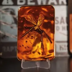 Jurassic Park Lingot de Collection Mosquito in Amber Limited Edition  | 5060662468568