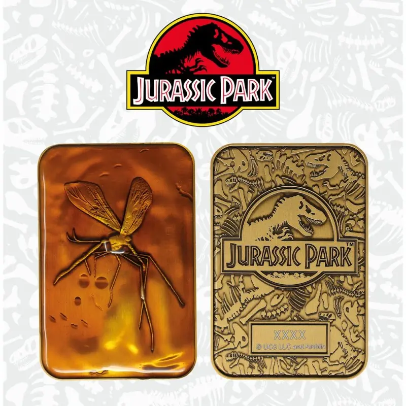 Jurassic Park Lingot de Collection Mosquito in Amber Limited Edition  | 5060662468568